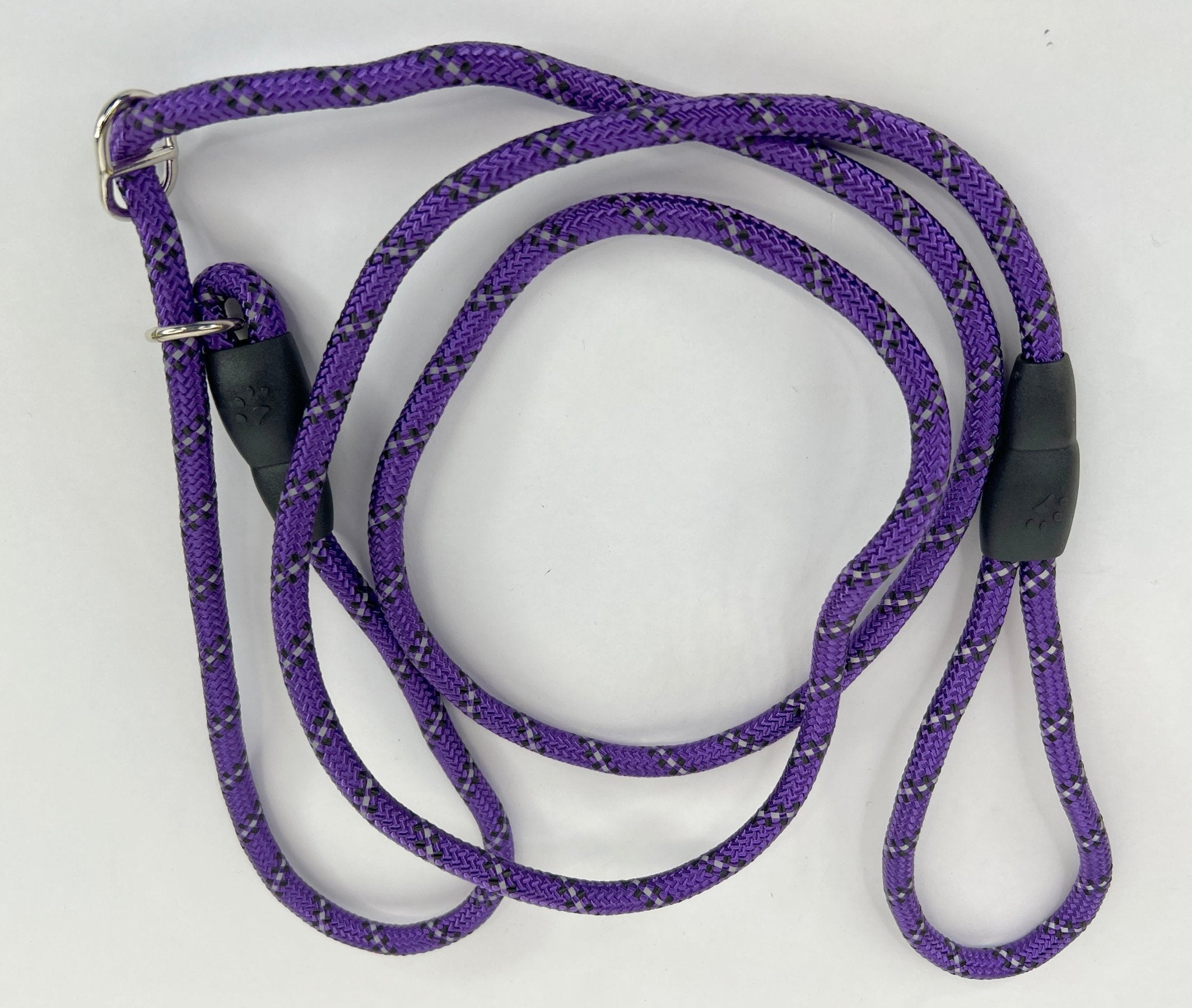 5 Foot Reflective Slip Lead Dog Leash: 8 Colors