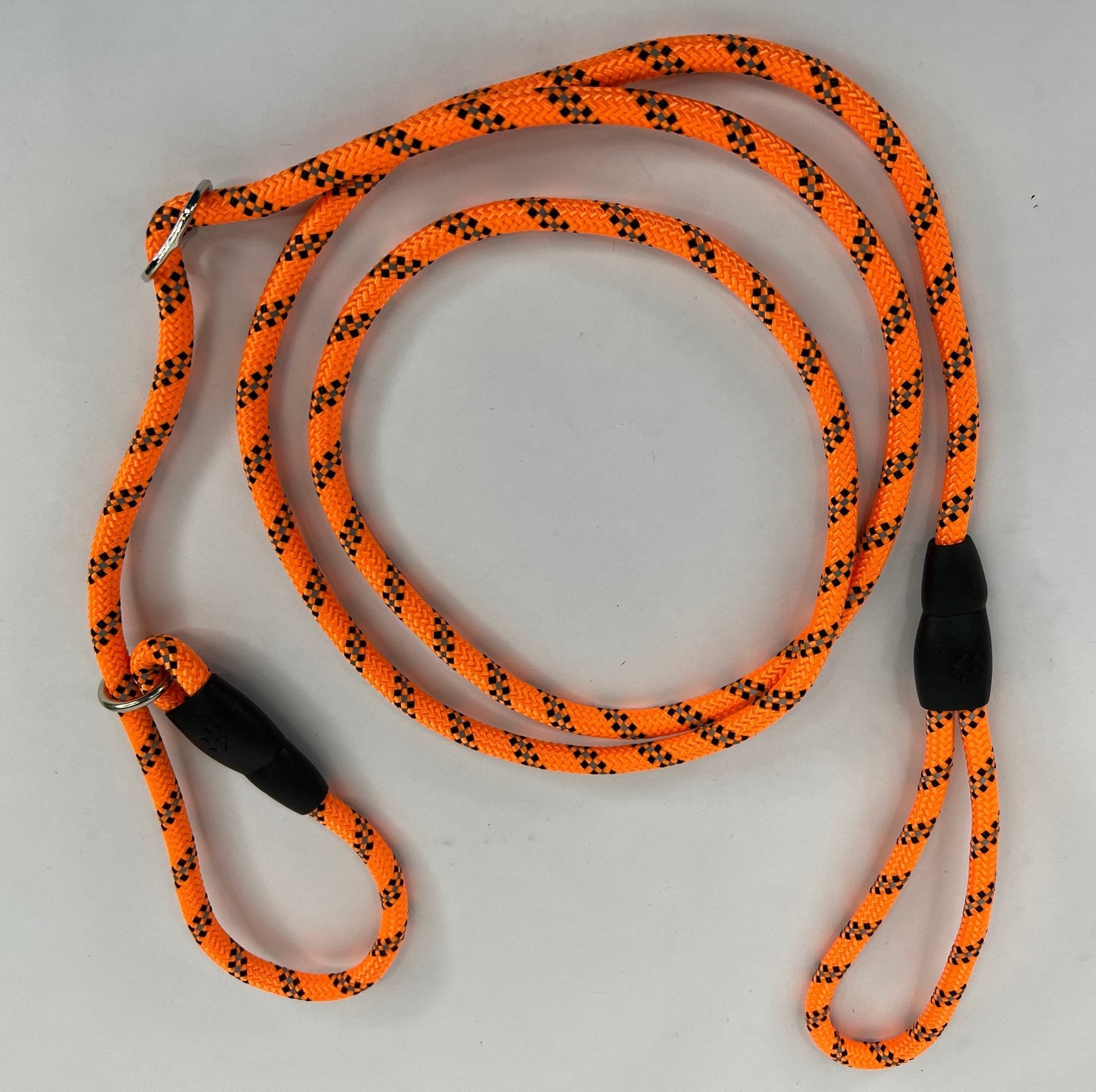 5 Foot Reflective Slip Lead Dog Leash: 8 Colors
