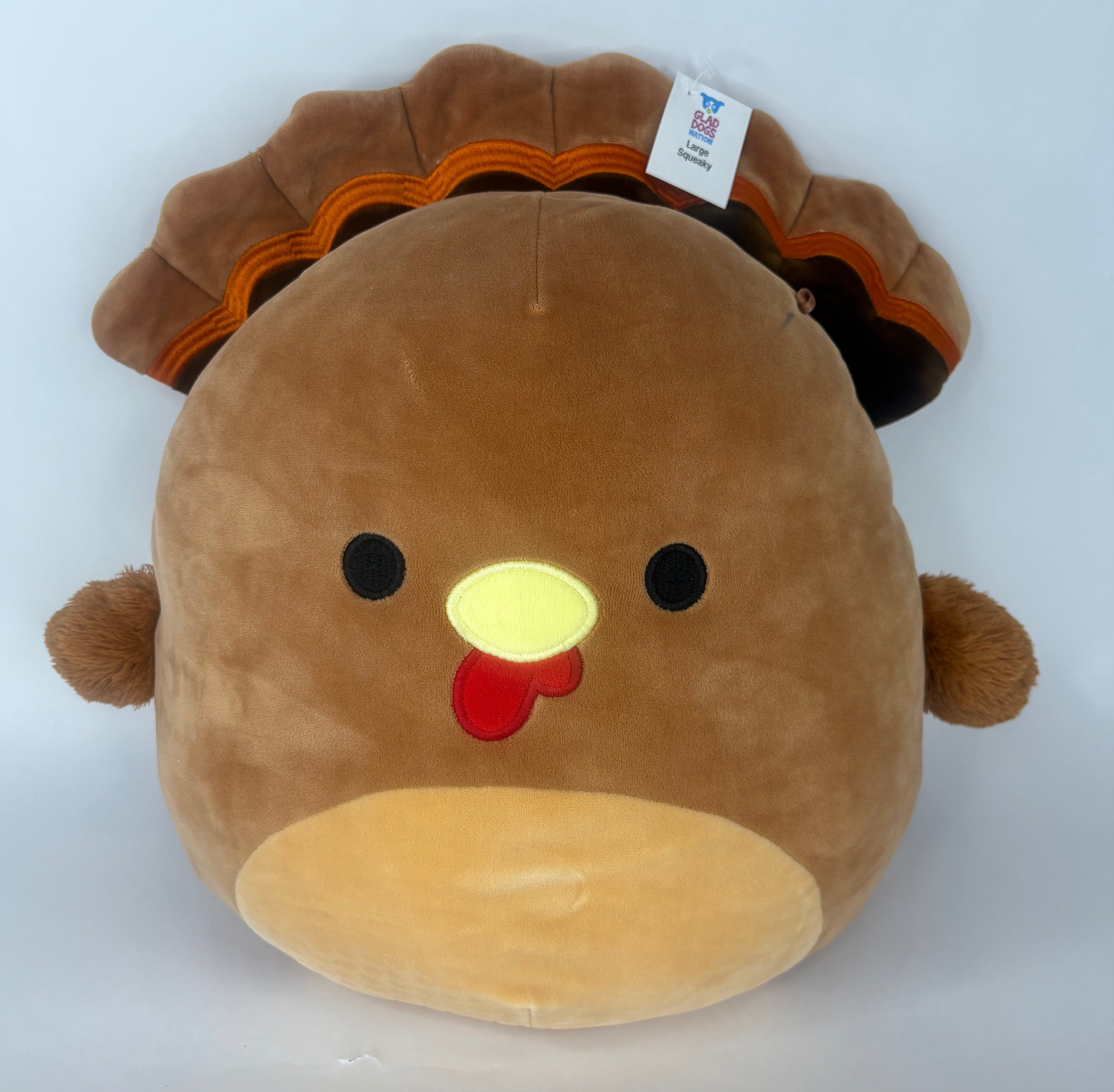 BOGO! Large Squishy Cuddlers Super Soft Plush Pet Toys: Squeak & NO Squeak