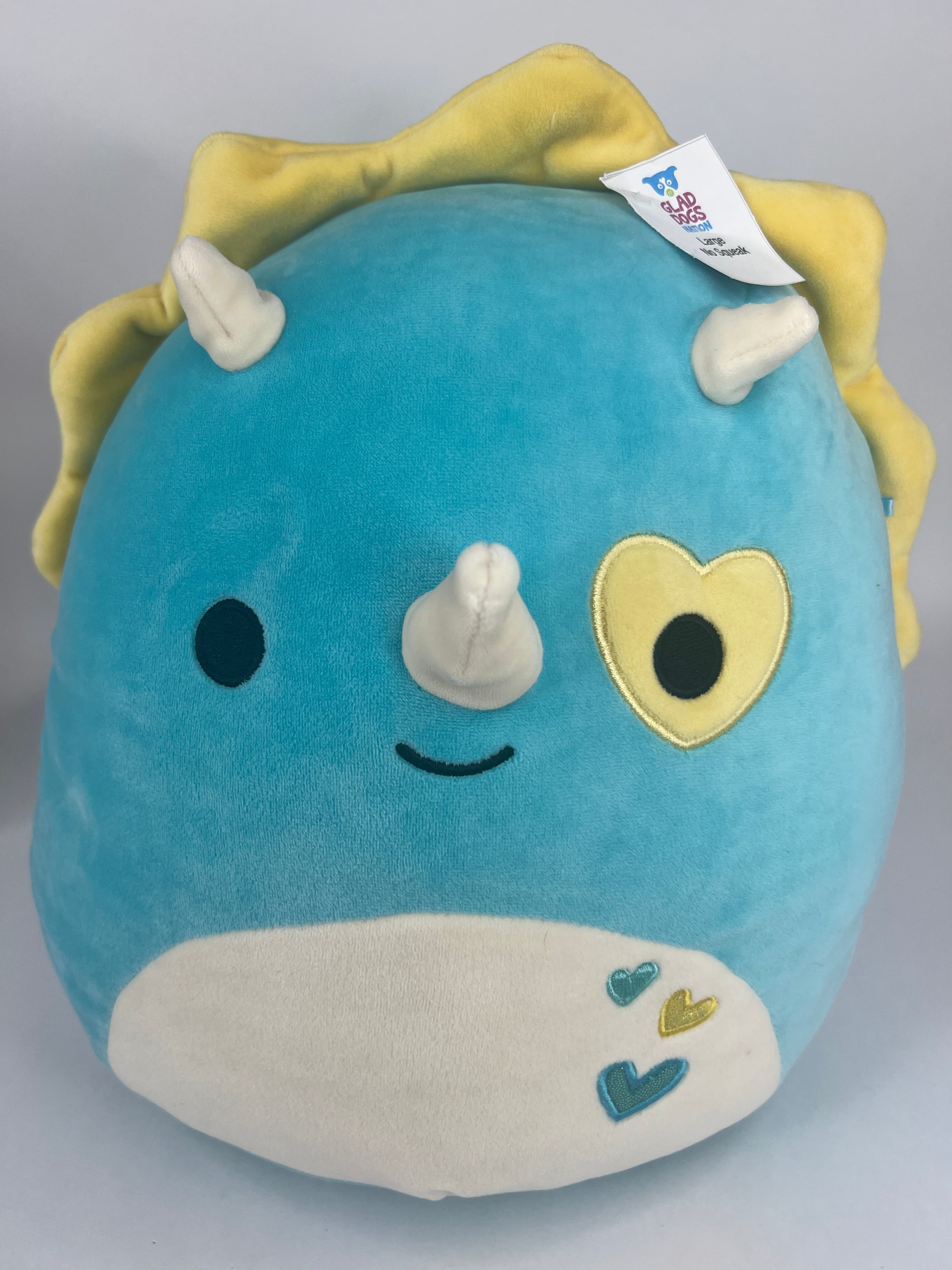 BOGO! Large Squishy Cuddlers Super Soft Plush Pet Toys: Squeak & NO Squeak