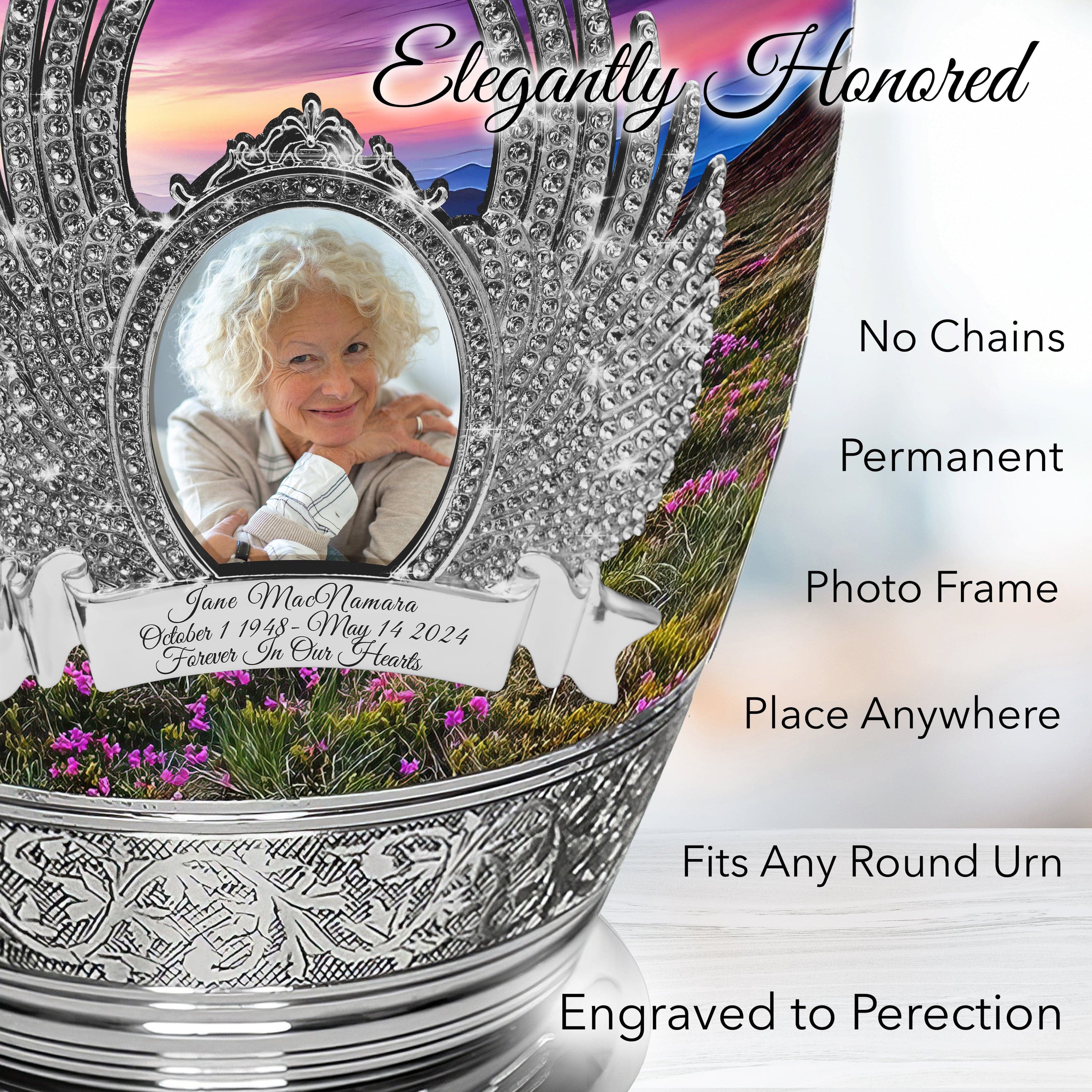 Heaven on Earth Extra Large Urn or Companion Urn – Extra Large Urns for Human Ashes | XL Urn & XXL Urn