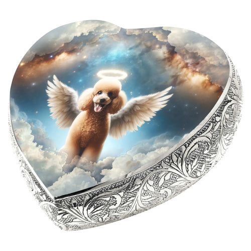 Apricot Mini Poodle Dog Urn - Astral Awe Urn for Dog Ashes